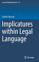 Book cover of: Implicatures within Legal Language. By: Izabela Skoczeń