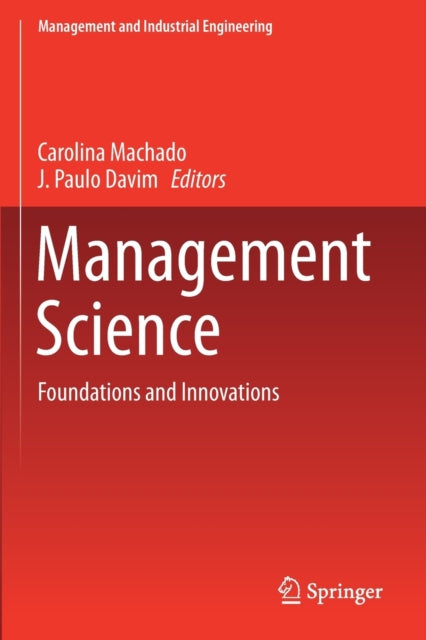 Book cover of: Management Science. By: Carolina Machado