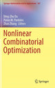 Book cover of: Nonlinear Combinatorial Optimization. By: Ding-Zhu Du