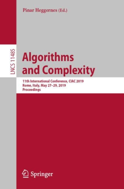 Book cover of: Algorithms and Complexity. By: Pinar Heggernes
