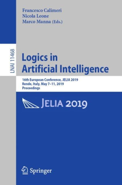 Book cover of: Logics in Artificial Intelligence. By: Francesco Calimeri