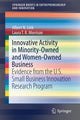 Book cover of: Innovative Activity in Minority-Owned and Women-Owned Business. By: Albert N. Link