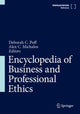 Book cover of: Encyclopedia of Business and Professional Ethics. By: Deborah C Poff