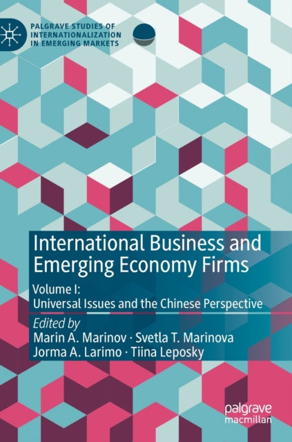 Book cover of: International Business and Emerging Economy Firms. By: Marin A. Marinov