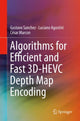 Book cover of: Algorithms for Efficient and Fast 3D-HEVC Depth Map Encoding. By: Gustavo Sanchez