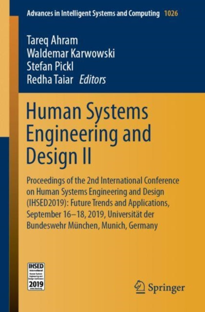 Book cover of: Human Systems Engineering and Design II. By: Tareq Ahram