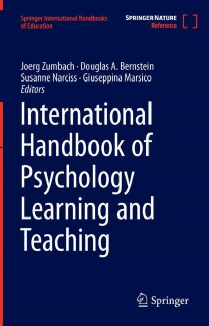 Book cover of: International Handbook of Psychology Learning and Teaching. By: Joerg Zumbach