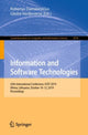 Book cover of: Information and Software Technologies. By: Robertas Damaševičius