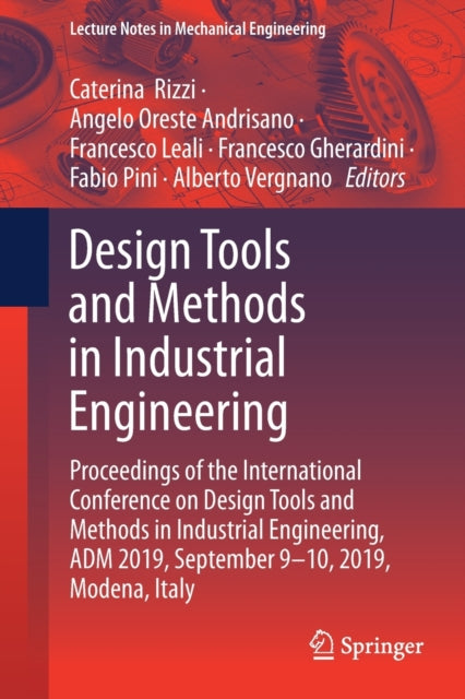 Design Tools and Methods in Industrial Engineering