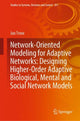 Book cover of: Network-Oriented Modeling for Adaptive Networks: Designing Higher-Order Adaptive Biological, Mental and Social Network Models. By: Jan Treur
