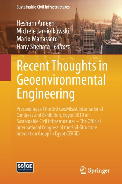 Book cover of: Recent Thoughts in Geoenvironmental Engineering. By: Hesham Ameen