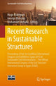 Book cover of: Recent Research in Sustainable Structures. By: Hugo Rodrigues