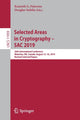 Book cover of: Selected Areas in Cryptography – SAC 2019. By: Kenneth G. Paterson