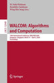 Book cover of: WALCOM: Algorithms and Computation. By: M. Sohel Rahman