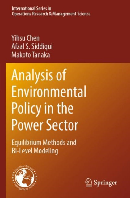 Book cover of: Analysis of Environmental Policy in the Power Sector. By: Yihsu Chen