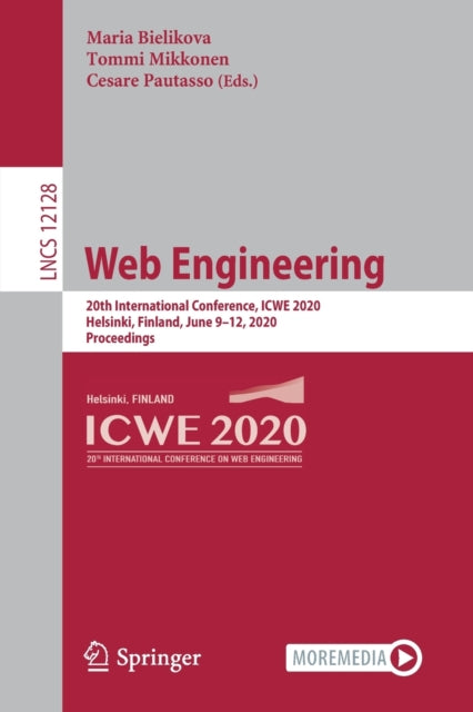 Book cover of: Web Engineering. By: Maria Bielikova