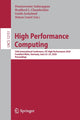 Book cover of: High Performance Computing. By: Ponnuswamy Sadayappan