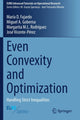 Book cover of: Even Convexity and Optimization. By: María D. Fajardo