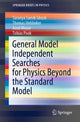 Book cover of: General Model Independent Searches for Physics Beyond the Standard Model. By: Saranya Samik Ghosh