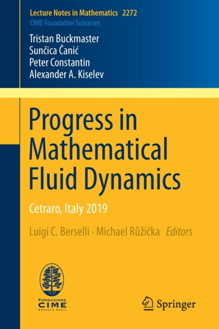 Book cover of: Progress in Mathematical Fluid Dynamics. By: Tristan Buckmaster