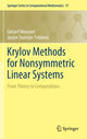 Book cover of: Krylov Methods for Nonsymmetric Linear Systems. By: Gérard Meurant