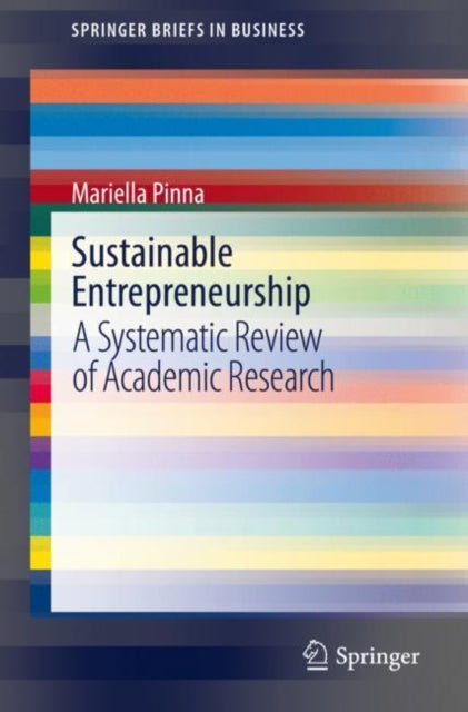 Book cover of: Sustainable Entrepreneurship. By: Mariella Pinna