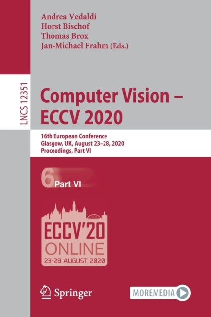 Book cover of: Computer Vision – ECCV 2020. By: Andrea Vedaldi