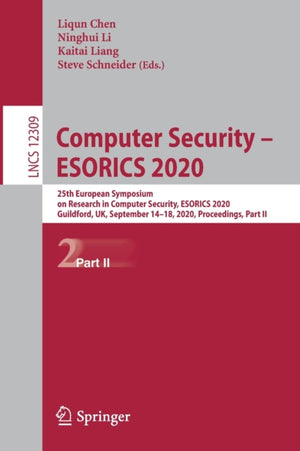 Computer Security – ESORICS 2020
