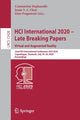 Book cover of: HCI International 2020 – Late Breaking Papers: Virtual and Augmented Reality. By: Constantine Stephanidis