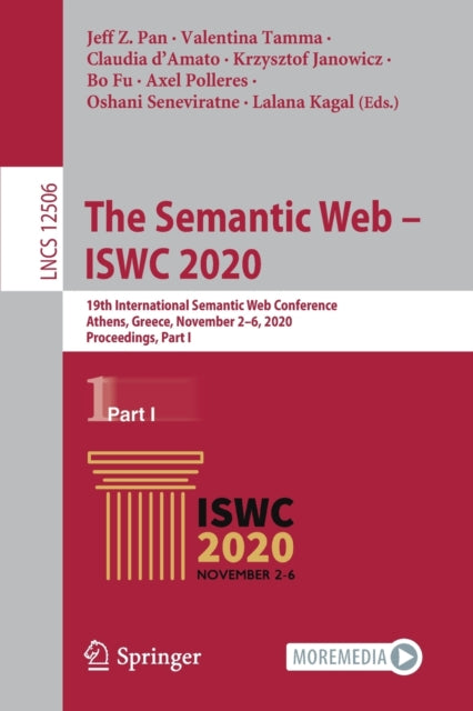 Book cover of: Semantic Web – ISWC 2020. By: Jeff Z. Pan