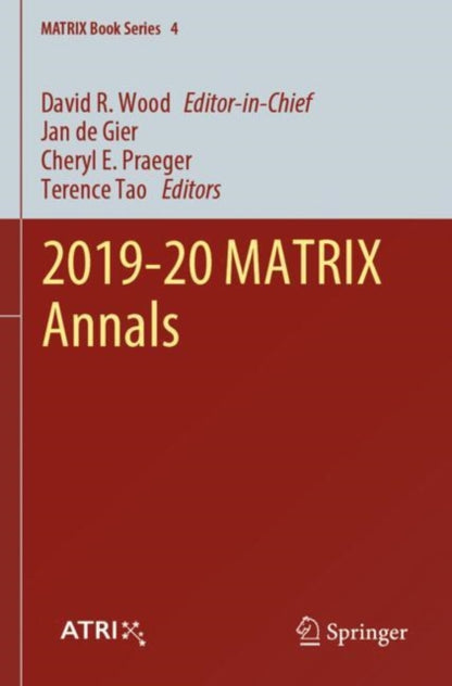 Book cover of: 2019-20 MATRIX Annals. By: David R. Wood