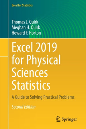 Excel 2019 for Physical Sciences Statistics