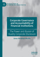 Book cover of: Corporate Governance and Accountability of Financial Institutions. By: Jonas Abraham Akuffo