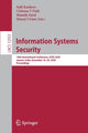 Book cover of: Information Systems Security. By: Salil Kanhere