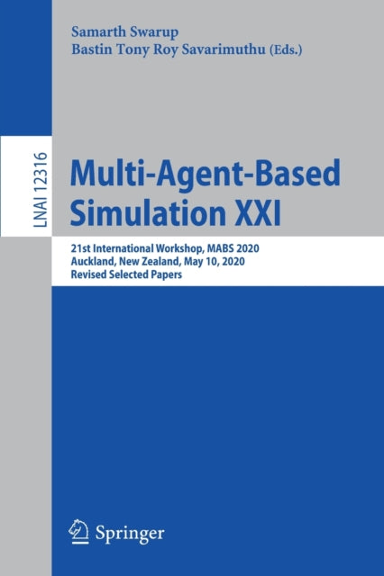 Book cover of: Multi-Agent-Based Simulation XXI. By: Samarth Swarup