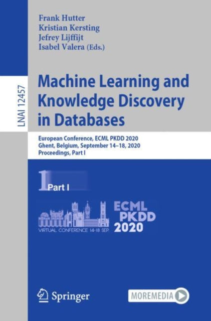 Book cover of: Machine Learning and Knowledge Discovery in Databases. By: Tijl De Bie