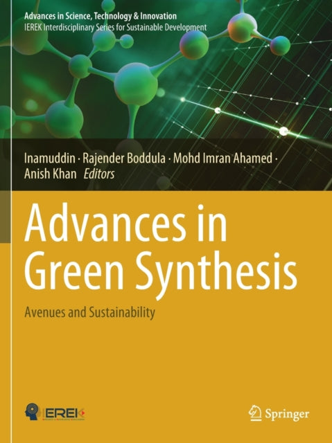 Book cover of: Advances in Green Synthesis. By: Inamuddin
