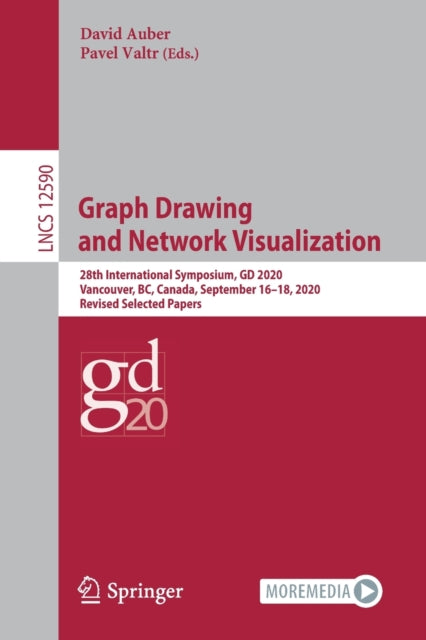 Book cover of: Graph Drawing and Network Visualization. By: David Auber