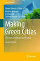 Book cover of: Making Green Cities. By: Jürgen Breuste