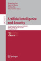 Book cover of: Artificial Intelligence and Security. By: Xingming Sun