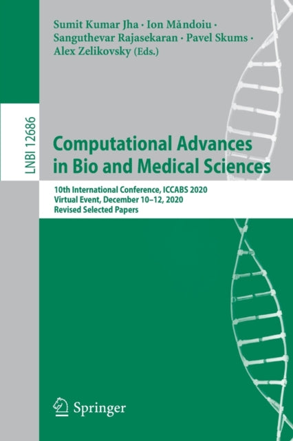 Book cover of: Computational Advances in Bio and Medical Sciences. By: Sumit Jha
