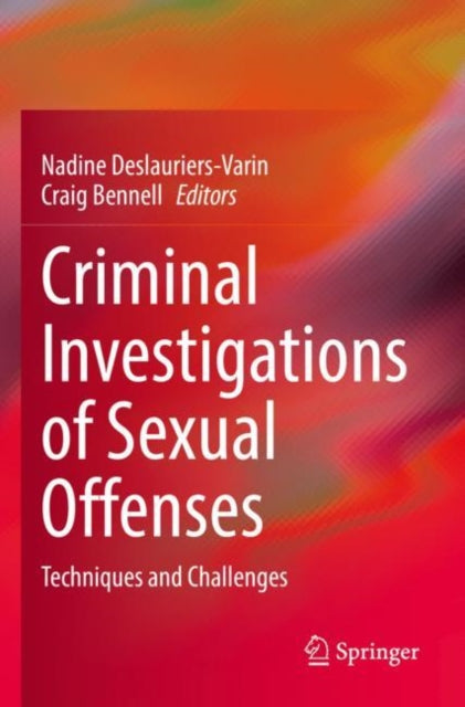 Book cover of: Criminal Investigations of Sexual Offenses. By: Nadine Deslauriers-Varin