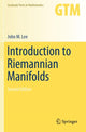 Book cover of: Introduction to Riemannian Manifolds. By: John M. Lee