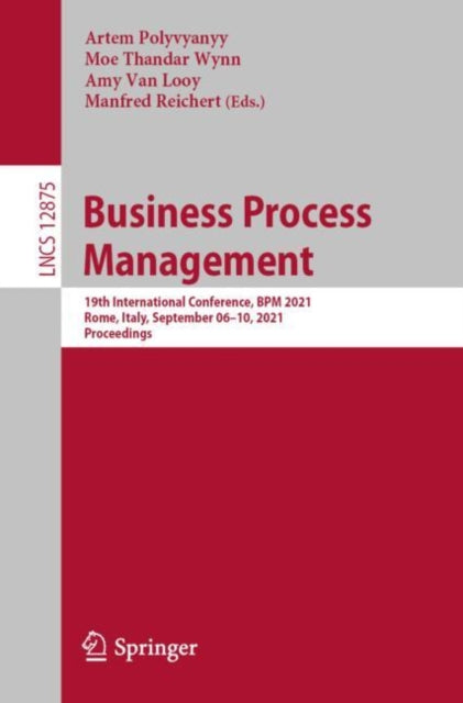 Book cover of: Business Process Management. By: Artem Polyvyanyy