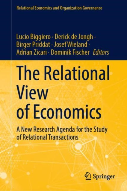 Book cover of: Relational View of Economics. By: Lucio Biggiero