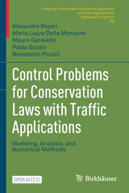 Book cover of: Control Problems for Conservation Laws with Traffic Applications. By: Alexandre Bayen