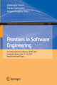 Book cover of: Frontiers in Software Engineering. By: Giancarlo Succi