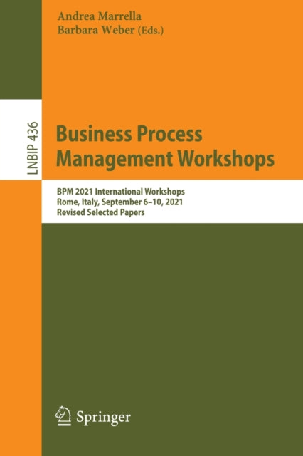 Book cover of: Business Process Management Workshops. By: Andrea Marrella