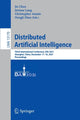Book cover of: Distributed Artificial Intelligence. By: Dengji Zhao