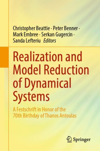 Book cover of: Realization and Model Reduction of Dynamical Systems. By: Christopher Beattie
